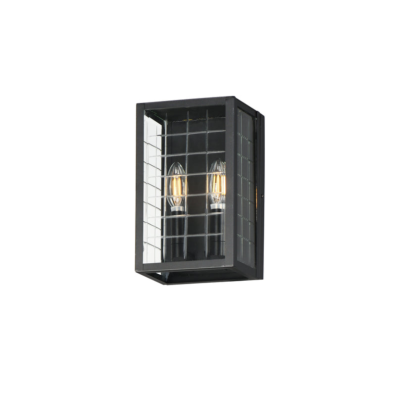 Maxim 30691CLBK Magnus 2 Light Pocket Sconce | Black