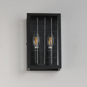 Maxim 30691CLBK Magnus 2 Light Pocket Sconce | Black