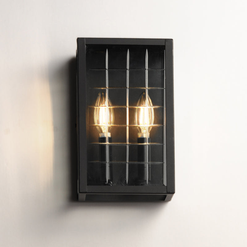 Maxim 30691CLBK Magnus 2 Light Pocket Sconce | Black