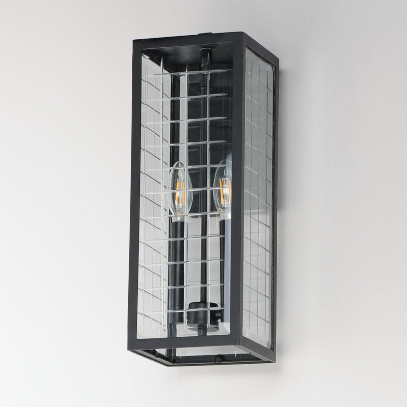 Maxim 30693CLBK Magnus 2 Light Outdoor Wall Sconce | Black