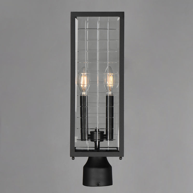 Maxim 30699CLBK Magnus Outdoor Post Lantern | Black