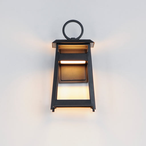 Maxim 30742BK Pagoda LED Outdoor Sconce | Black