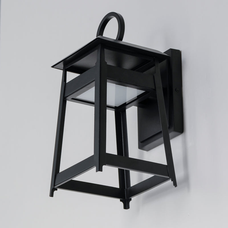 Maxim 30742BK Pagoda LED Outdoor Sconce | Black