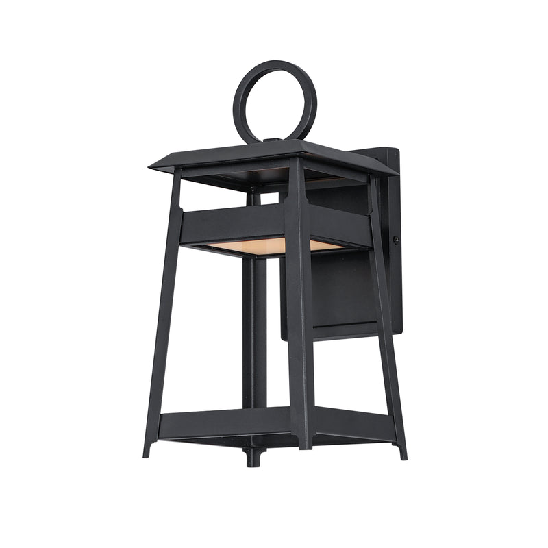 Maxim 30742BK Pagoda LED Outdoor Sconce | Black