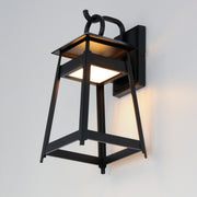 Maxim 30744BK Pagoda Medium LED Outdoor Sconce | Black