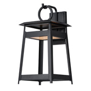 Maxim 30746BK Pagoda Large LED Outdoor Sconce | Black