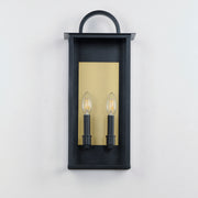 Maxim 30754CLBK Manchester 2 Light Medium Outdoor Wall Sconce | Black