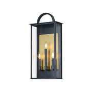 Maxim 30756CLBK Manchester 3 Light Large Outdoor Wall Sconce | Black
