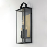 Maxim 30756CLBK Manchester 3 Light Large Outdoor Wall Sconce | Black