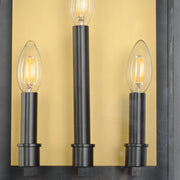 Maxim 30756CLBK Manchester 3 Light Large Outdoor Wall Sconce | Black