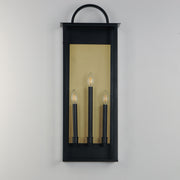 Maxim 30758CLBK Manchester 3 Light X Large Outdoor Wall Sconce | Black