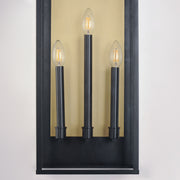 Maxim 30758CLBK Manchester 3 Light X Large Outdoor Wall Sconce | Black