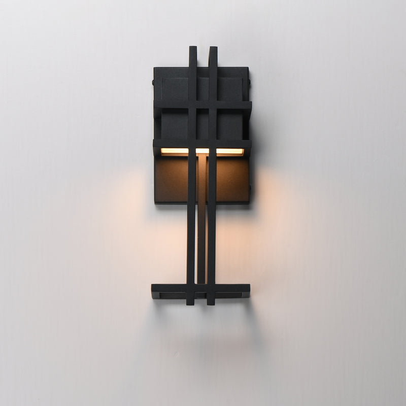 Maxim 30772BK Prairie 13" LED Outdoor Wall Sconce | Black