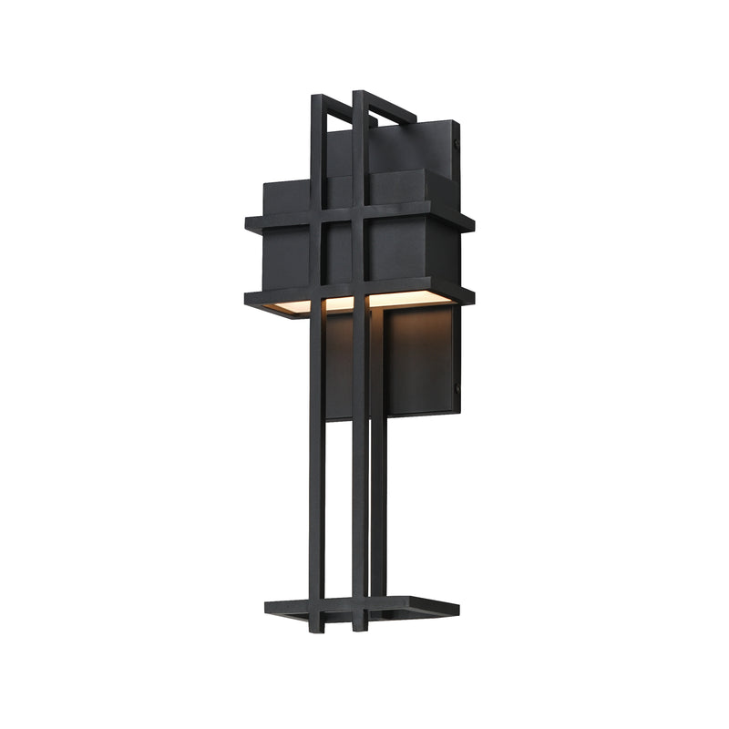 Maxim 30774BK Prairie 17" LED Outdoor Wall Sconce | Black