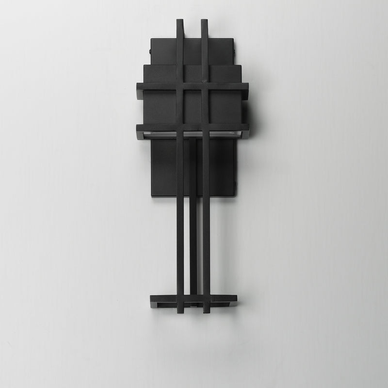 Maxim 30774BK Prairie 17" LED Outdoor Wall Sconce | Black