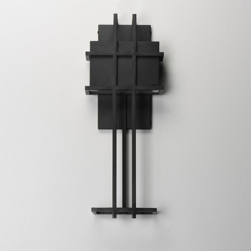 Maxim 30776BK Prairie 21" LED Outdoor Wall Sconce | Black