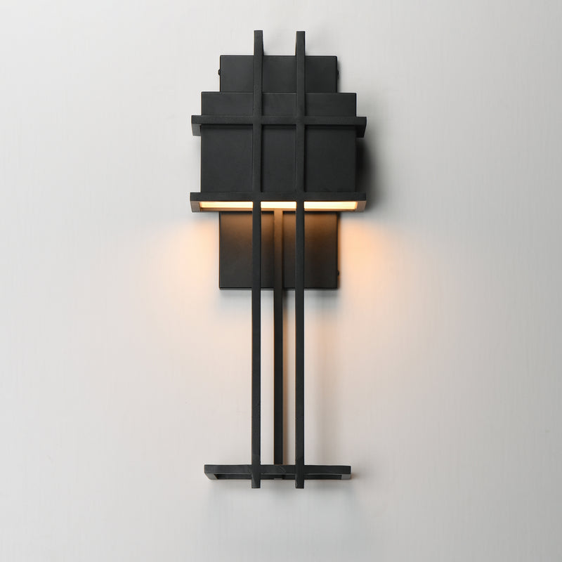 Maxim 30776BK Prairie 21" LED Outdoor Wall Sconce | Black