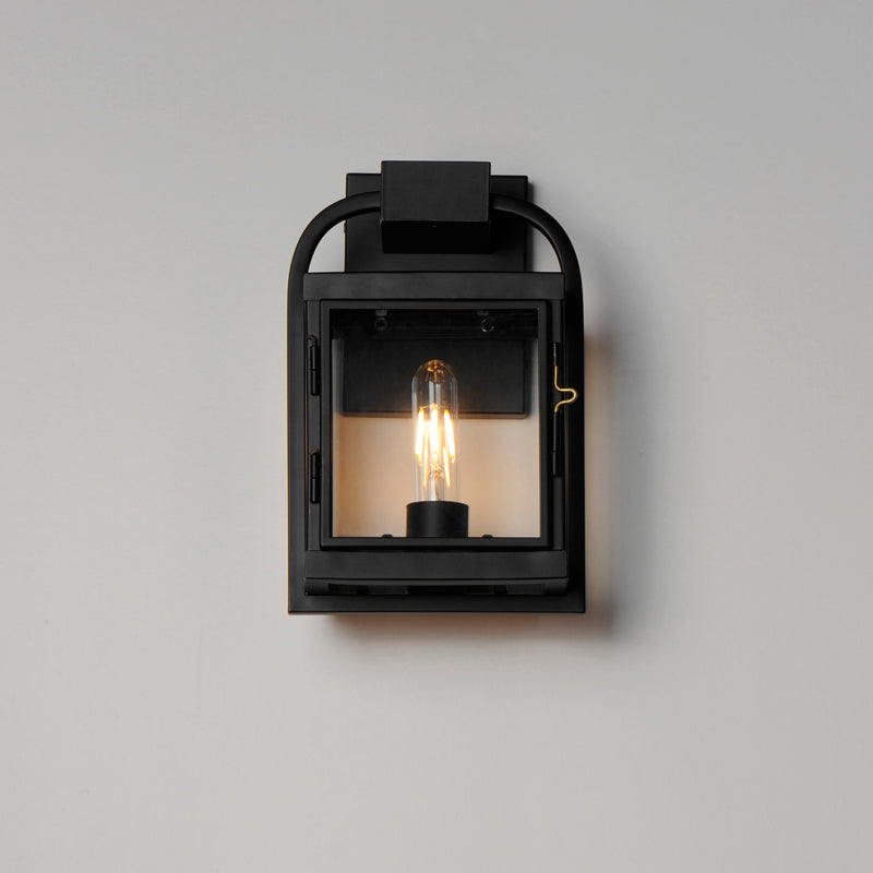 Maxim 30801CLBK Bonham Small Outdoor Wall Sconce | Black