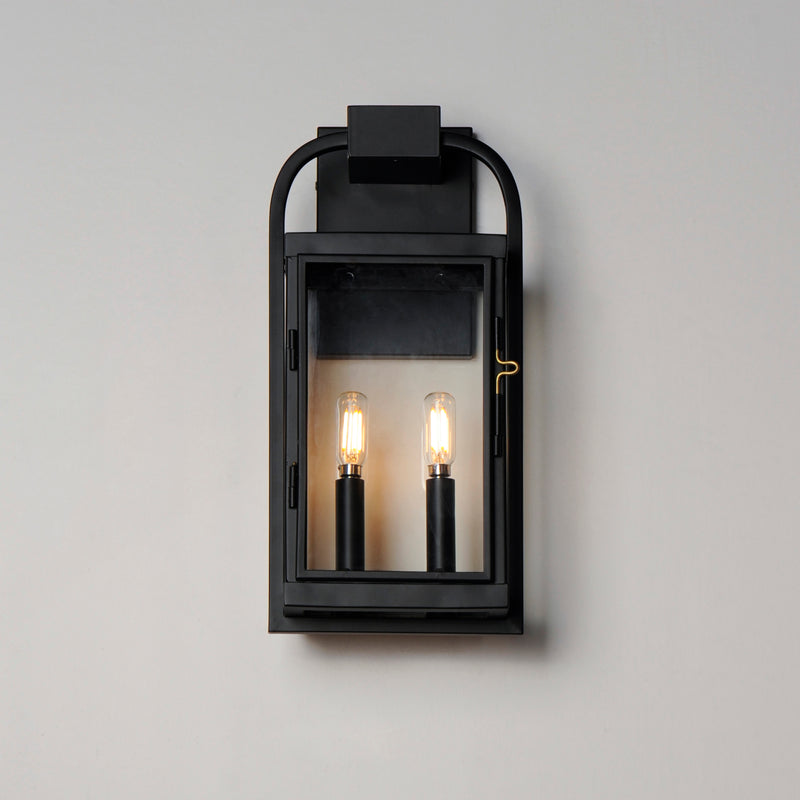 Maxim 30802CLBK Bonham Outdoor Wall Sconce | Black