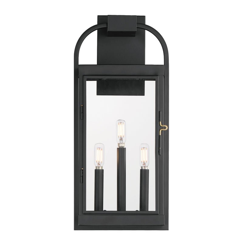 Maxim 30804CLBK Bonham Large Outdoor Wall Sconce | Black
