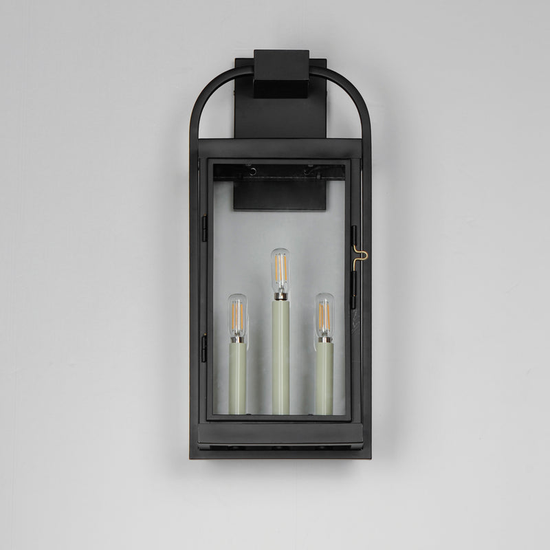 Maxim 30804CLBK Bonham Large Outdoor Wall Sconce | Black