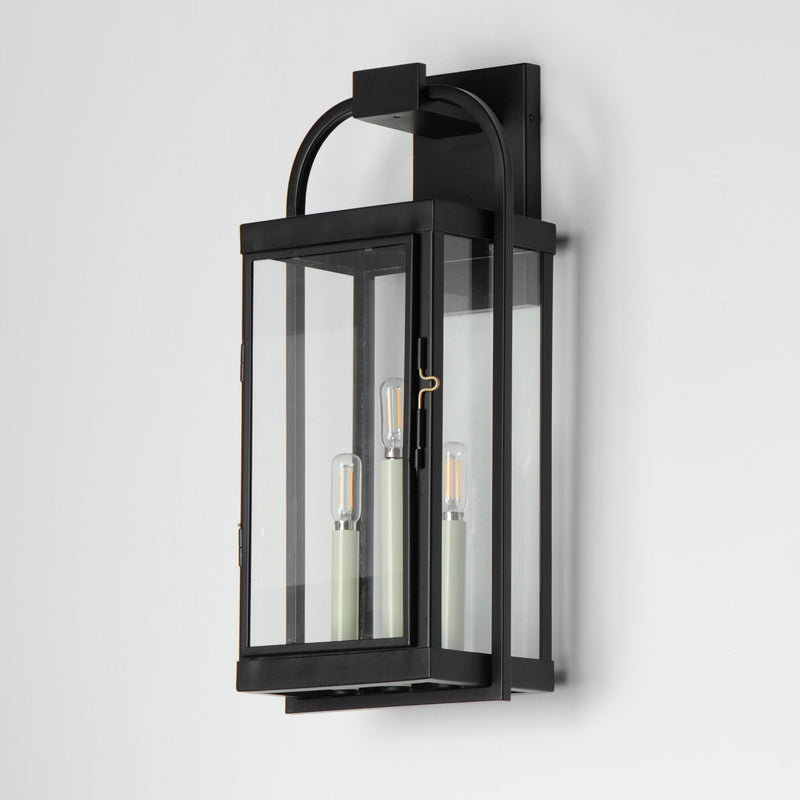 Maxim 30804CLBK Bonham Large Outdoor Wall Sconce | Black