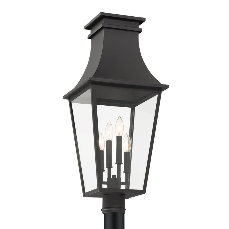 Minka Lavery Great Outdoors Gloucester 4 Light Outdoor Post Mount-Sand Coal