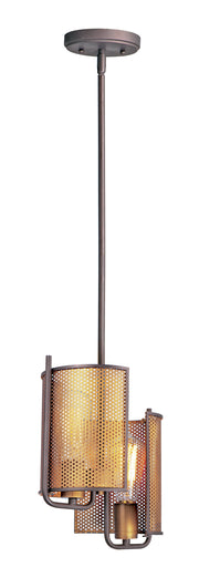 Maxim 31219OIAB Caspian 2 Light Pendant | Oil Rubbed Bronze / Antique Brass