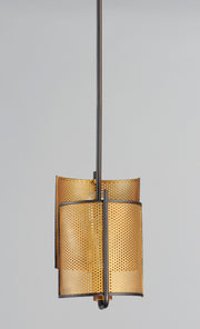 Maxim 31219OIAB Caspian 2 Light Pendant | Oil Rubbed Bronze / Antique Brass