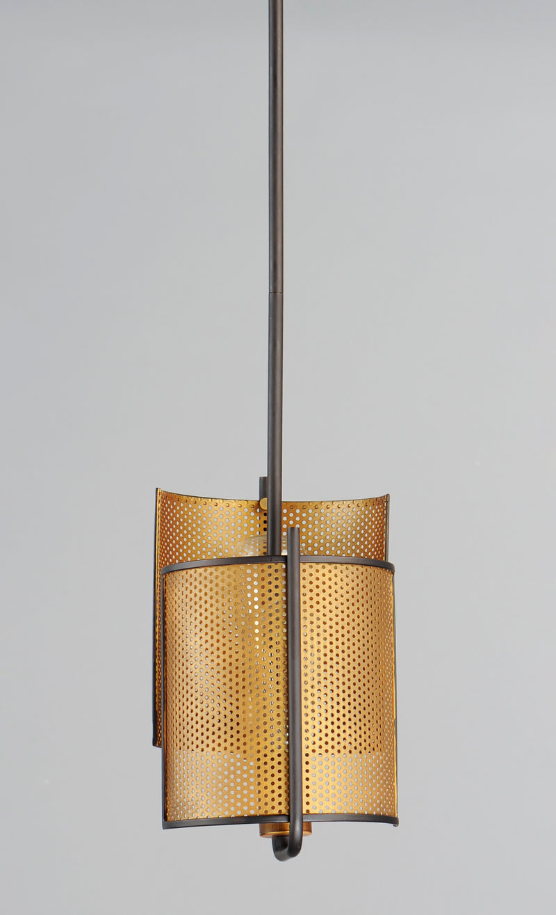 Maxim 31219OIAB Caspian 2 Light Pendant | Oil Rubbed Bronze / Antique Brass