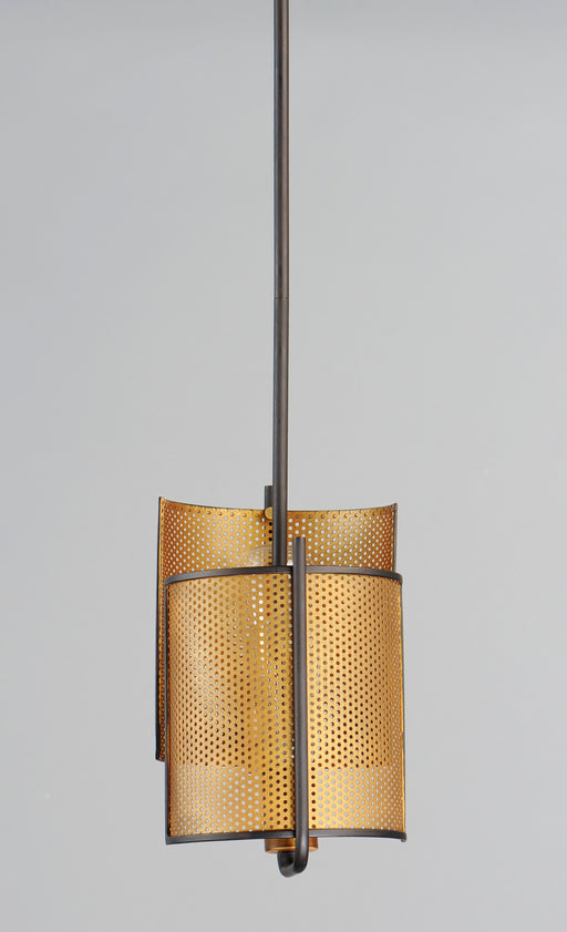 Maxim 31219OIAB Caspian 2 Light Pendant | Oil Rubbed Bronze / Antique Brass
