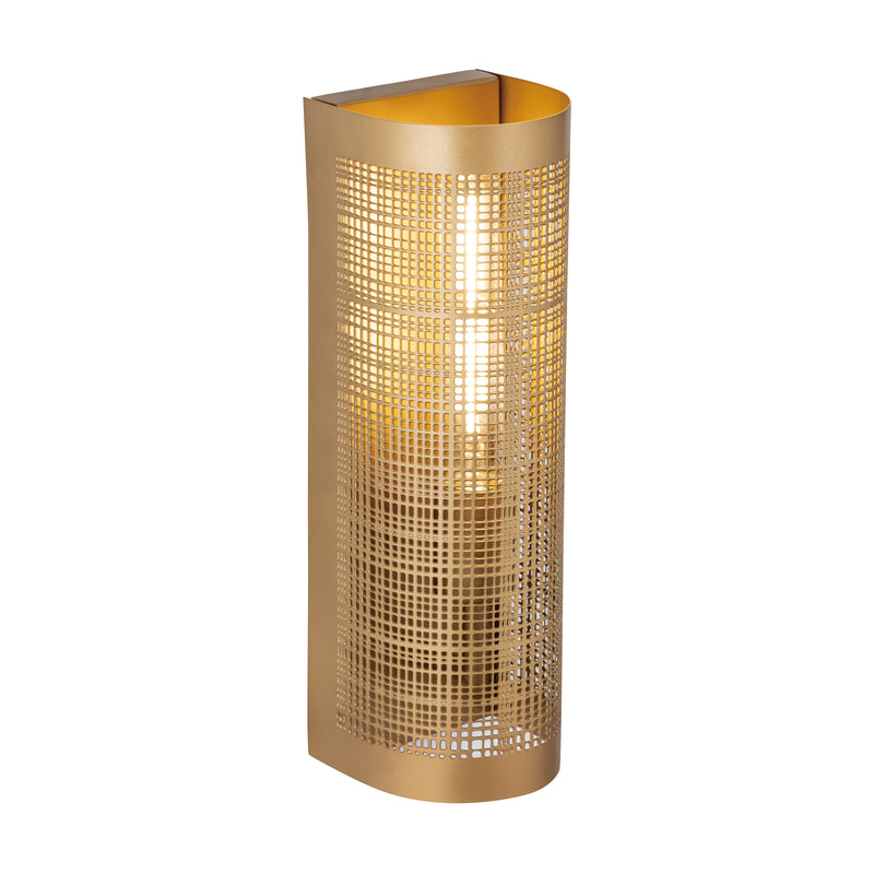 Maxim 31220GLD Hatcher 1 Light Wall Sconce | Gold