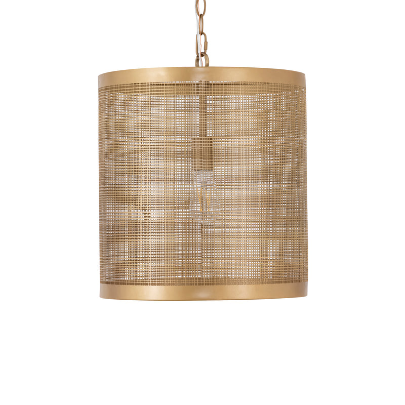Maxim 31222GLD Hatcher 15" Single Pendant | Gold