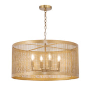 Maxim 31224GLD Hatcher 24" 4 Light Pendant | Gold