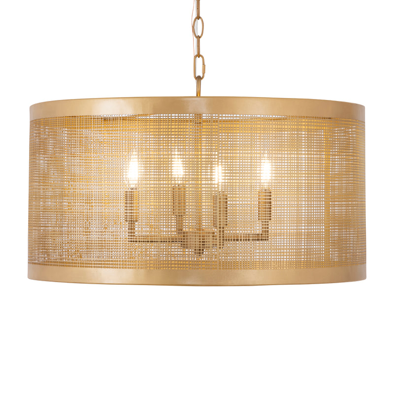 Maxim 31224GLD Hatcher 24" 4 Light Pendant | Gold