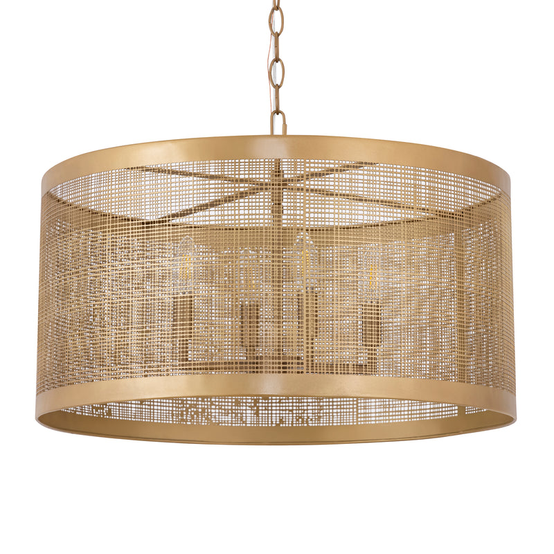 Maxim 31224GLD Hatcher 24" 4 Light Pendant | Gold