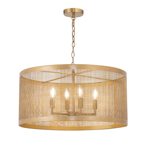 Maxim 31224GLD Hatcher 24" 4 Light Pendant | Gold