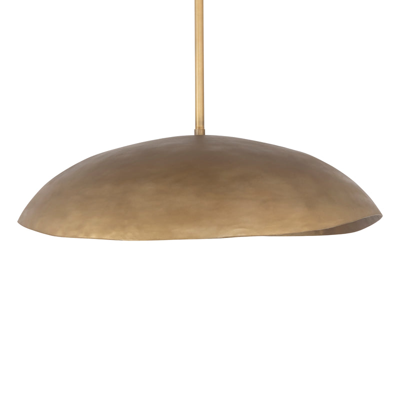 Maxim 31262NG Denarii 24" Iron Pendant | Natural Gold