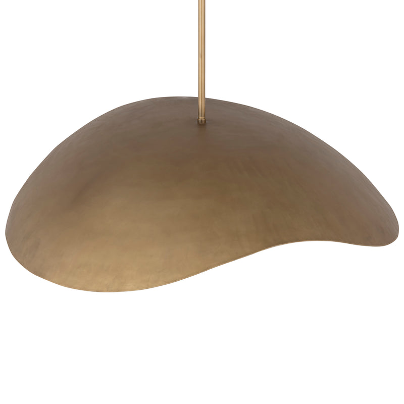 Maxim 31263NG Denarii 36" Iron Pendant | Natural Gold