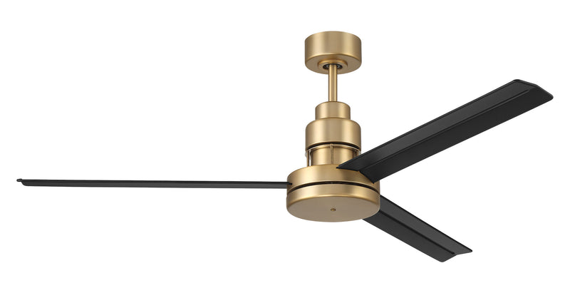 Craftmade MND54SBFB3 Mondo 54 Ceiling Fan -Satin Brass