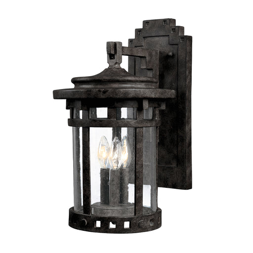 Maxim 3135CDSE Santa Barbara Cast 3 Light Outdoor Wall Lantern | Sienna