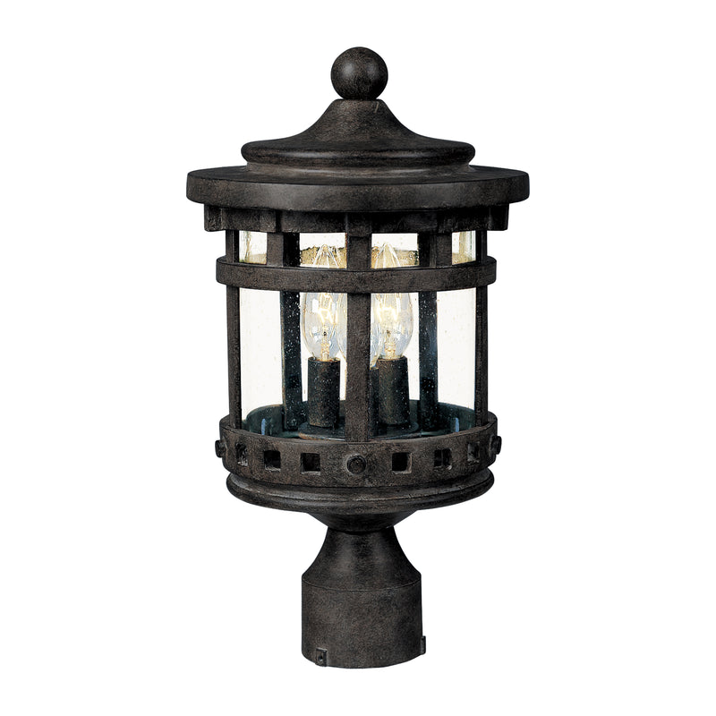 Maxim 3137CDSE Santa Barbara Cast 3 LT Outdoor Pole/Post Lantern | Sienna