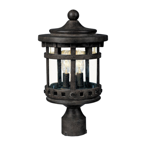 Maxim 3137CDSE Santa Barbara Cast 3 LT Outdoor Pole/Post Lantern | Sienna