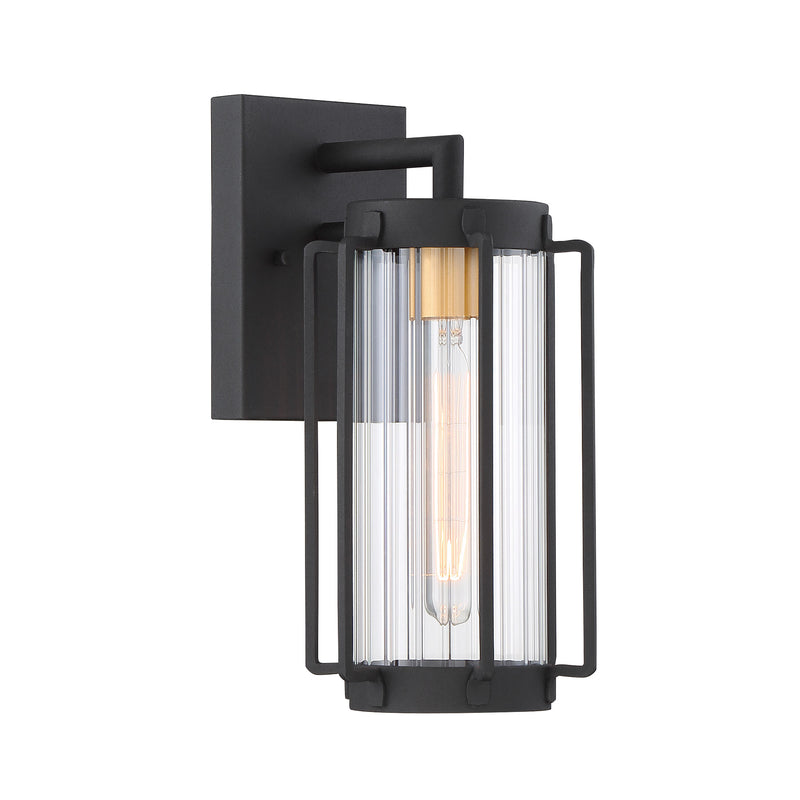 Minka Lavery Great Outdoors Avonlea 1 Light Outdoor Wall Mount-Coal W/Gold - ALCOVE LIGHTING