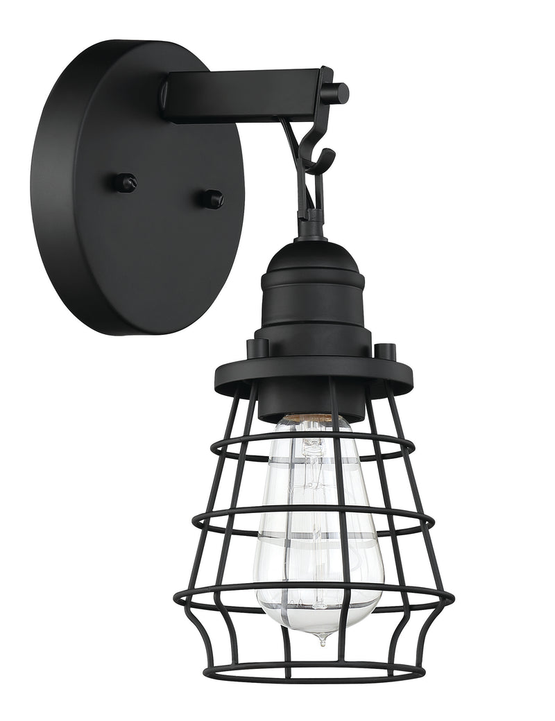 Craftmade 50601-FB Thatcher 1 Light Wall Light Sconce -Flat Black