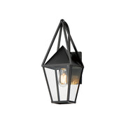 Maxim 3162CLBK Bavaria 1 Light Small Outdoor Wall Sconce | Black