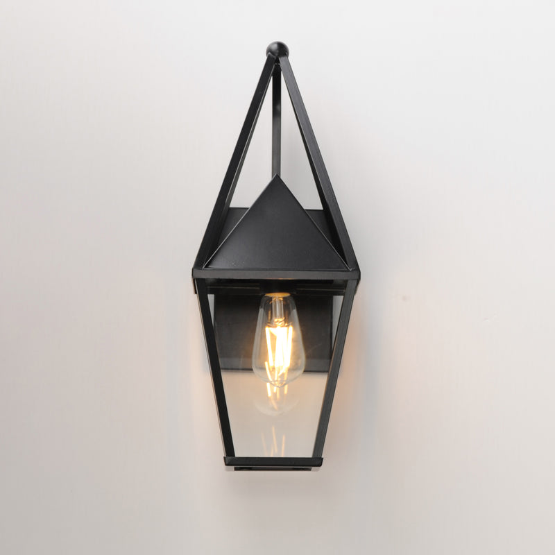 Maxim 3162CLBK Bavaria 1 Light Small Outdoor Wall Sconce | Black