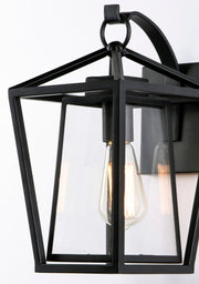 Maxim 3173CLBK Artisan 1 Light Outdoor Wall Mount | Black