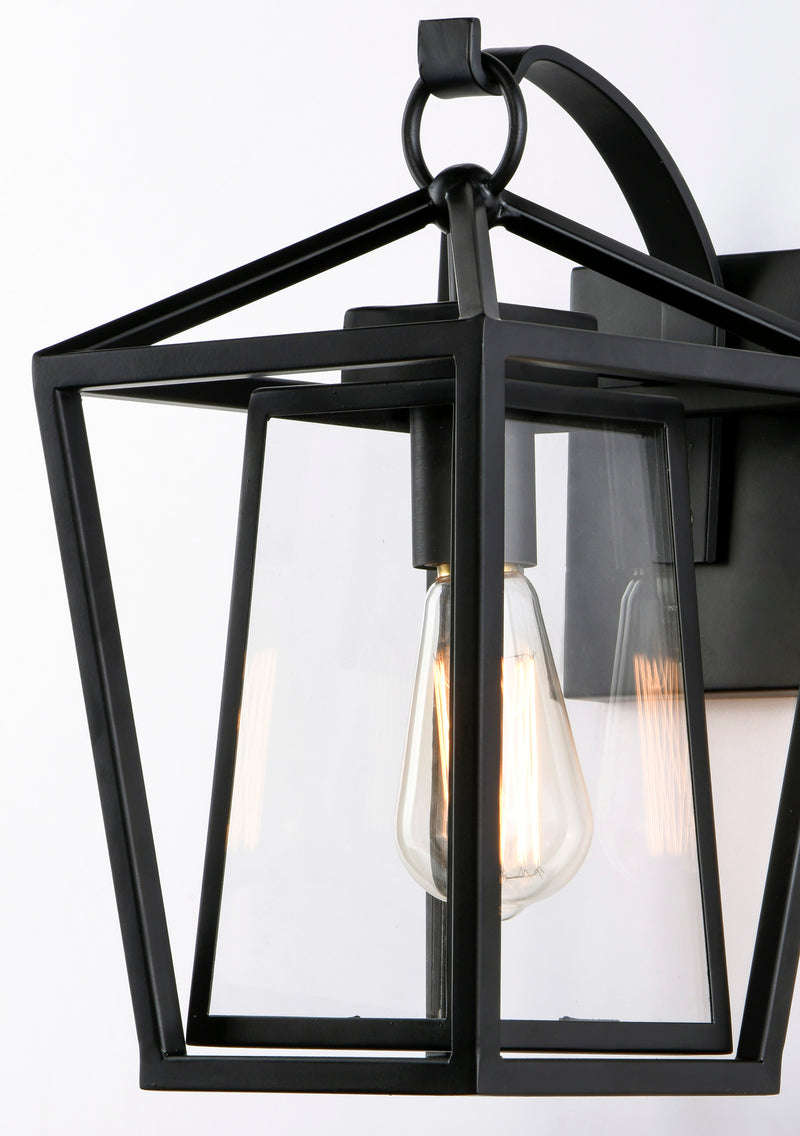 Maxim 3173CLBK Artisan 1 Light Outdoor Wall Mount | Black