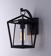 Maxim 3174CLBK Artisan 1 Light Outdoor Wall Mount | Black